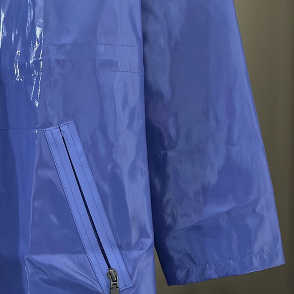 Elie Tahari Molly Light-Weight Rain Coat Size Small in Azure - Picture 4 of 9